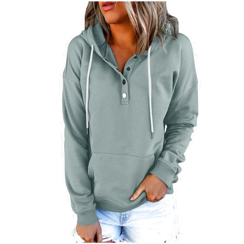 SMIDOW Dressy Casual Hoodies For Women Long Sleeve Pullover Tops Drawstring Hooded Sweatshirts Fall Fashion Outfits 2024