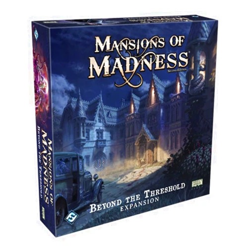 Fantasy Flight Games Mansions of Madness Beyond the Threshold Expansion - New Investigators and Monsters! Cooperative Mystery Game, Ages 14+, 1-5 Players, 2-3 Hour Playtime, Made by Fantasy Flight Games