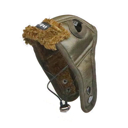 leconpet Dog Aviator Hat, Dog Winter Pilot Hat with Ear Flaps for Cold Weather (XXL, Brown)