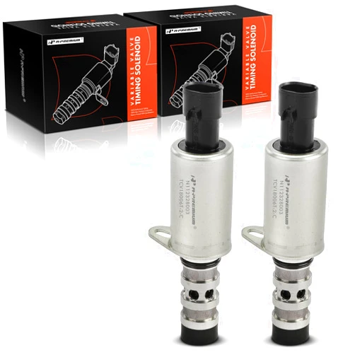 A-Premium 2-PC Intake and Exhaust Engine Variable Valve Timing (VVT) Solenoid Compatible with Chevrolet Cruze 2011-2015, Cruze Limited 2016, Sonic, Trax, Aveo, Aveo5 & Pontiac G3 & Saturn Astra