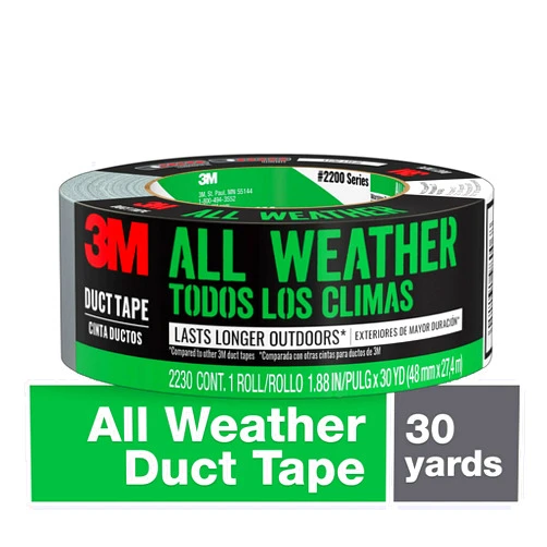 3M All Weather Duct Tape, 1.88 inches by 30 yards, 2230-HD, 1 roll