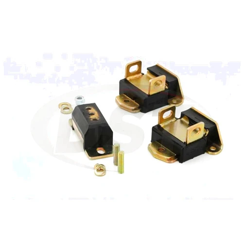 KarParts360 Pro-thane Motor & Trans Mount Kit For Chevy K10 Suburban 1979 1980 | Black | (7-1901-BL)