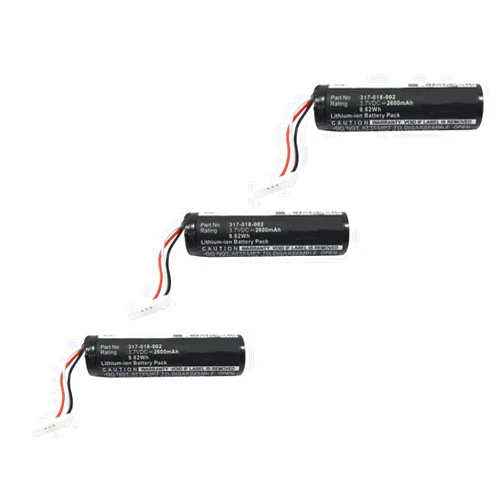 Synergy Digital Barcode Scanner Batteries, Compatible with Intermec SF51 Barcode Scanner, (Li-Ion, 3.7V, 2600 mAh), Combo-Pack Includes: 3 x SDBCS-L1247 Batteries