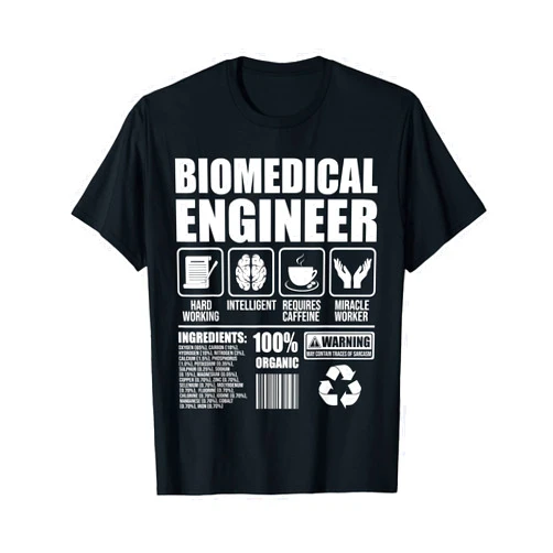 Biomedical Engineer Shirts Biomedical Engineer - Hardworking Biomed Medical Scientist T-Shirt