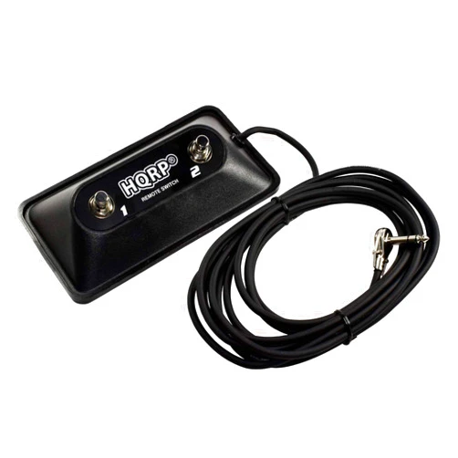HQRP Multi-purpose 2-Button Guitar Amp Footswitch works with Peavey 03022910 03008010 03330850 Replacement fits TransTube Bandit DeltaBlues Supreme Head Ecoustic 112 Mark VIII amps