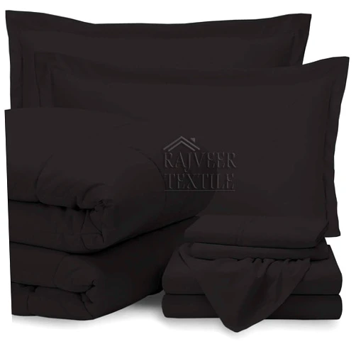 RAJVEER TEXTILE Bed-in-A-Bag 7 Piece Comforter & Sheet Set 16