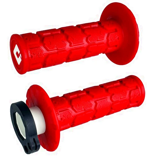 MotoMXHouse ODI Rogue Off-Road Motorcycle Lock-On Grips - Red