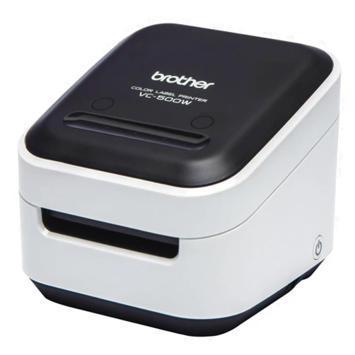 Brother ColAura VC-500W Color Photo & Label Printer, Compact & Versatile, Wi-Fi Enabled, Free Design Software & App with Templates, Prints in Full Color, Without Ink Using Zink Zero Ink Technology