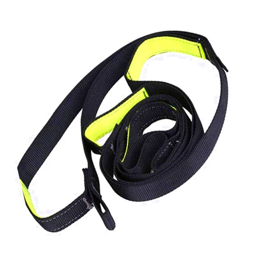 Honeytecs Climbing Aider 4 Step Foot Ascender Loop Climbing Rope Ladder Aid Tool Wear-Resisting Webbing Ladder for Rock Climbing Mountaineering Caving Rescue Aerial Work High Altitude Operations