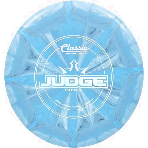 D·D DYNAMIC DISCS Dynamic Discs Classic Blend Burst Judge Putter Golf Disc [Colors May Vary] - 173-176g