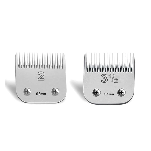 Ruzros Professional Detachable Replacement Ceramic Blades set,compatible with oster Classic 76/Star-Teq/Power-Teq andi A*dis AGC,BDC,BGC,MBG Series Clippers (Size 2#+Size3#)