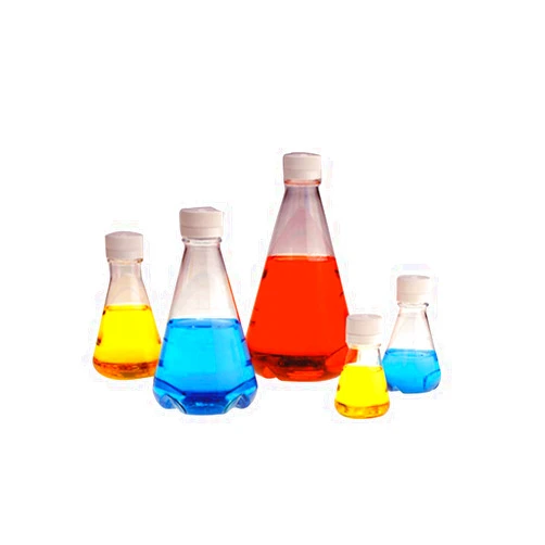 Nalgene 4113-0250 PETG 250mL Sterile Cell Culture/Erlenmeyer Flask (Case of 12)