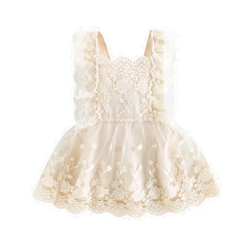 CIYCUIT Baby Girl Lace Romper Boho Clothes Newborn Photography Outfits