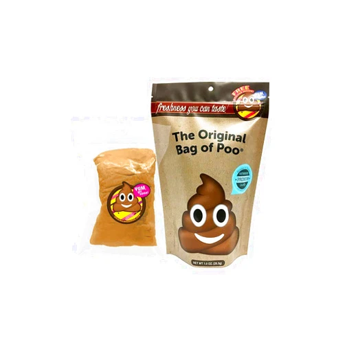 The Original Bag of Poo Poop Emoji (Brown Cotton Candy) for Novelty Poop Gag Gifts