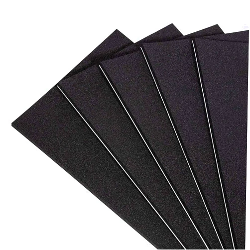 MAGZO 5Pcs Adhesive Foam Padding 1/4 in Thick X 12 in X 8 in,Closed Cell Foam Sheets Neoprene Rubber Self Stick Pads Anti Vibration Pads,Black (12in x 8in x 1/4in, 5Pcs)