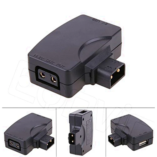 Eonvic 5V Dtap to USB Battery Converter for Sony V-Mount Camera Battery/Bluetooth audio transmitter and monitors
