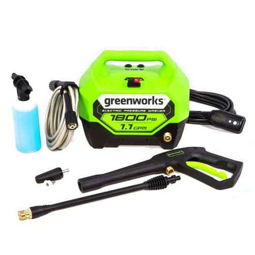 Greenworks 1800 PSI (1.1 GPM) Electric Pressure Washer PWMA Certified