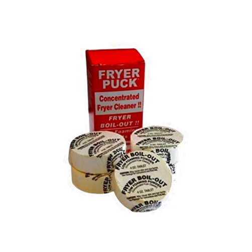 Quest Specialty Fryer Puck 401304001 4oz Deep Fryer Cleaner Tablets (5 Tabs/Box)