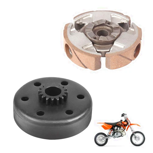 Generic Clutch Pad+Flywheel Basket complete fits for ktm 50 Dirt bikes compatible with 50 Junior Senior Mini SX Pro JR SR LC 2002-2008 Mini Adventure Supermoto Replace OE # 45232000244