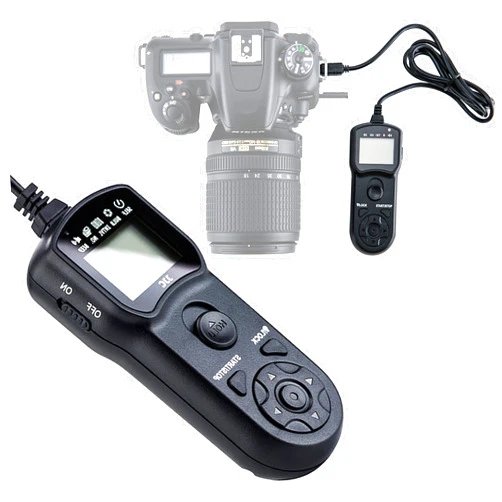 JJC Intervalometer Timer Remote Shutter Cord for Nikon P1000 P7700 P7800 D3100 D3200 D3300 D5000 D5100 D5200 D5300 D5500 D5600 D7000 D7100 D7200 D7500 D600 D610 D750 Df Z6 Z7, Replace Nikon MC-DC2