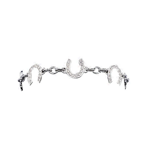 Montana Silversmiths Women's Horseshoe Chain Link Bracelet - BC620 One Size