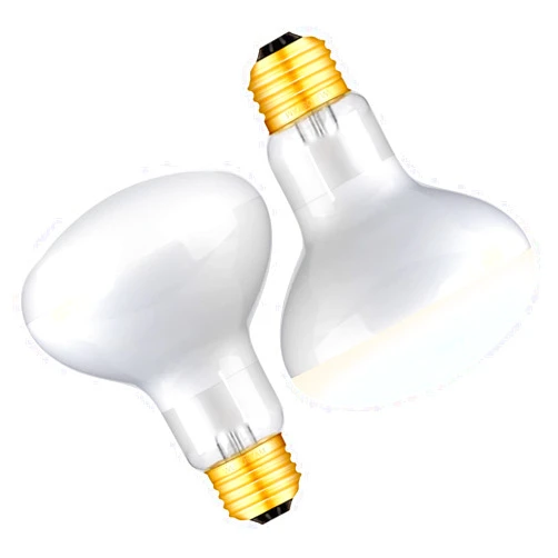 WUHOSTAM 2 Pack 75W Reptile UVA Infrared Heat Lamp,Basking Spot Bulb Soft White Light for Lizard,Tortoise,Bearded Dragon, Hedgehog,Reptiles and Amphibians