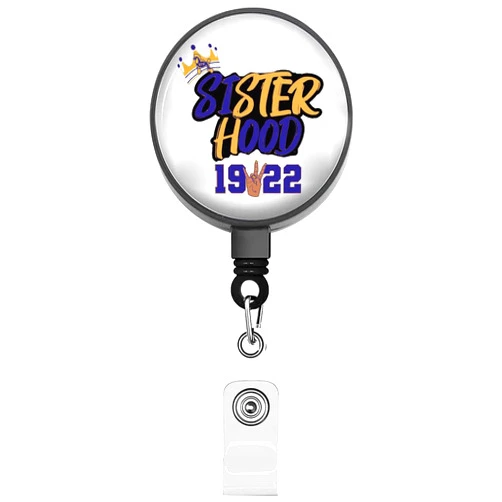 BEKECH SG Rho Sorority Retractable Badge Sorority Gift Sisterhood 1922 Greek Sorority Badge Sorority Paraphernalia (Sisterhood 1922)