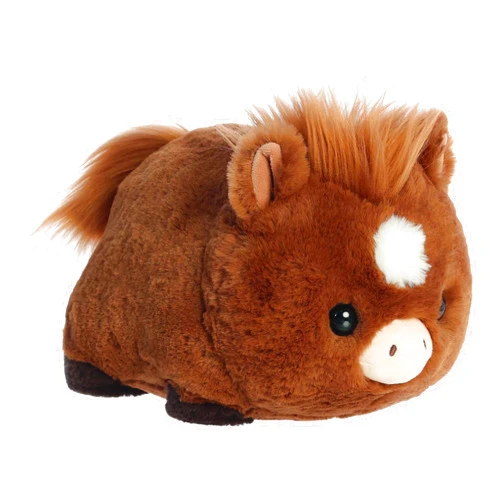 Aurora® Adorable Spudsters™ Hudson Horse™ Stuffed Animal - Comforting Cuddles - Playful Companions - Brown 10 Inches