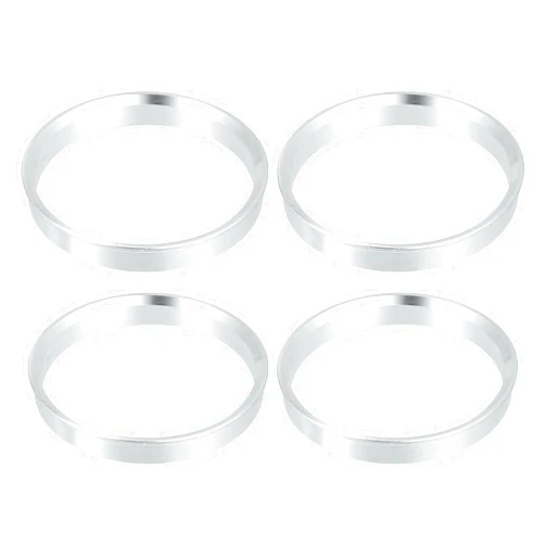 ACROPIX 70.6mm to 64.1mm Universal Car Hub Centric Rings Silver Tone - Pack of 4
