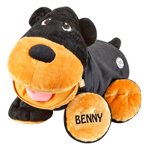 Let's Make Memories Personalized Stuffies - Stuffed Animal - Benny The Black Bear