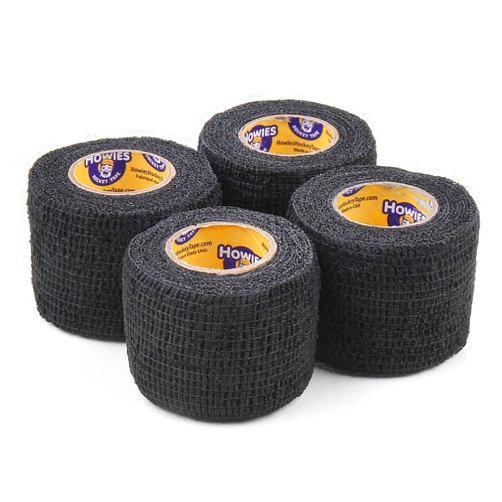 Howies Hockey Tape - Pro and Stretch Grip Hockey Tape (4 Pack) Coband Cohesive Wrap…