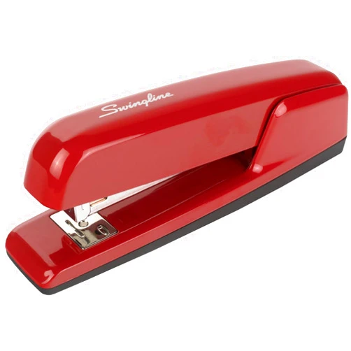 Swingline Stapler, 30 Sheet Capacity, 747 Business Stapler, Jam Free, Metal, Rio Red (74736)