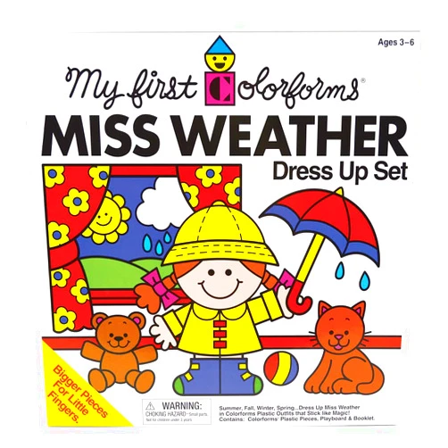 Colorforms My First Colorforms Miss Weather Set
