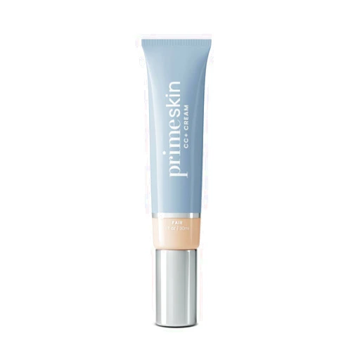 Prime Prometics PrimeSkin CC+ Cream for Mature Women – Lightweight Liquid-to-Powder Foundation – Blurs Pores & Covers Age Spots – Crease-Free, Hydrating & Soft-Matte Finish for Sensitive Skin (Fair)