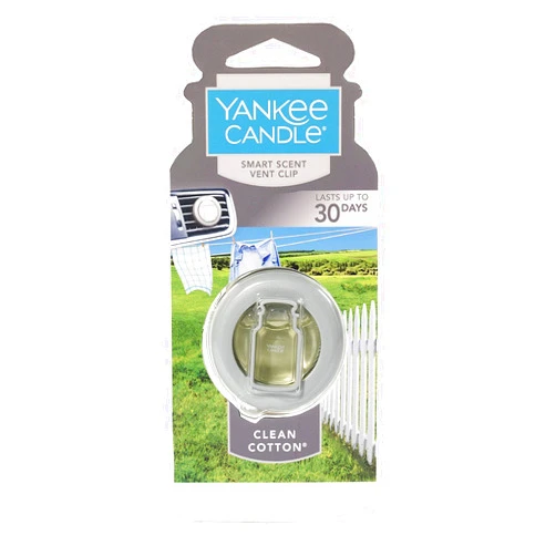 Yankee Candle Smart Scent Vent Clip, Clean Cotton