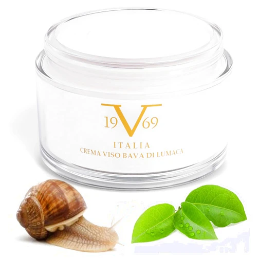 19V69 Italia Snail Extract Face Cream - Luxurious and Powerful Repair Mix - With POPPY SEED OIL & Vitamin C