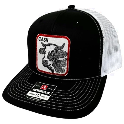 The Goozler Cash Cow Patch Style Unisex Adjustable Snap Back Embroidered Trucker Hat Mens Womens Outdoors Hunting Fishing Cap
