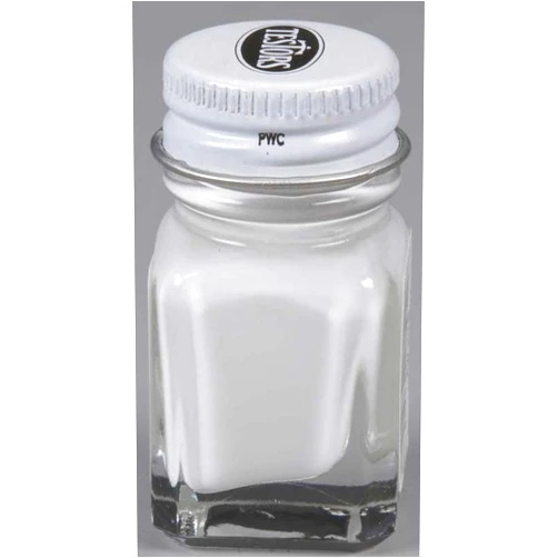 Testors Testor's 1168C2 1/4 Oz White Flat Enamel Hobby Paint