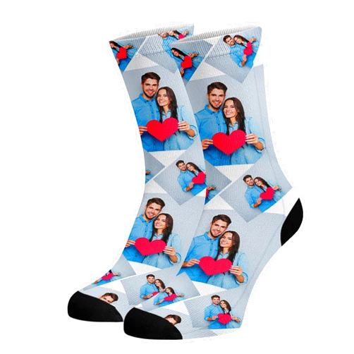 Brd Gifts Custom Face Socks, Funny Socks with Faces for Men Women Cat Dog Lovers, Personalized Gifts