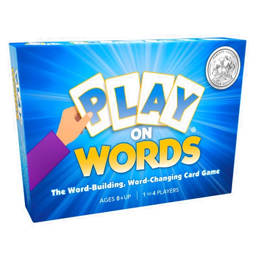 Play On Words Card Game - Extra-Creative Word Making Fun for All Ages - A Parents' Choice Award Winner - Family/Kid-Friendly Word Game