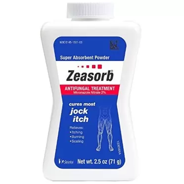 Zeasorb-AF Super Absorbent Antifungal Treatment Powder for Jock Itch 2.5 oz (Pack of 2) by Zeasorb