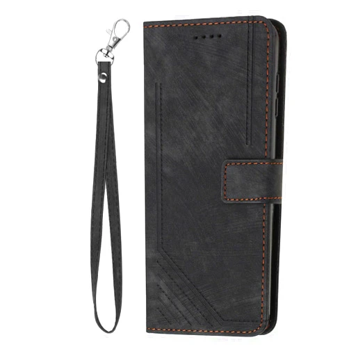 SUPWALL Compatible with ipod Touch 7 (2019)/ipod Touch5 Wallet Case Credit Card Holder | Skin Feel Premium Leather Kickstand Flip Case | Magnetic Clasp Durable Shockproof Protective Cover | Black