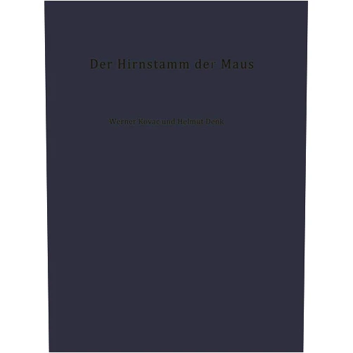 German Edition by Werner Kovac (Author), Helmut Denk (Author) Der Hirnstamm der Maus: Topographie, Cytoarchitektonik und Cytologie (German Edition)
