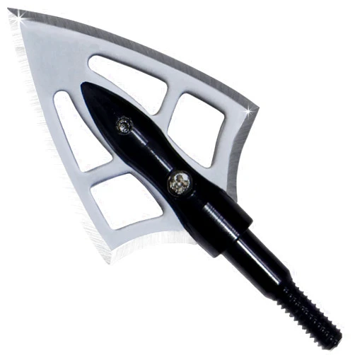 Sososhoot 12Pcs Stainless Steel 100 Grain Broadheads 2 Blades Hunting Tips for Crossbow Compound Bow Archery Hunting