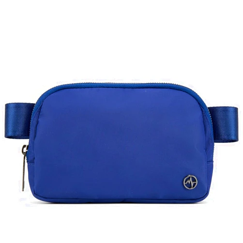Pander Cross Body Fanny Pack for Women, Fashion Waist Packs, Crossbody Bags, Belt Bag with Adjustable Strap (Blue Perennial).