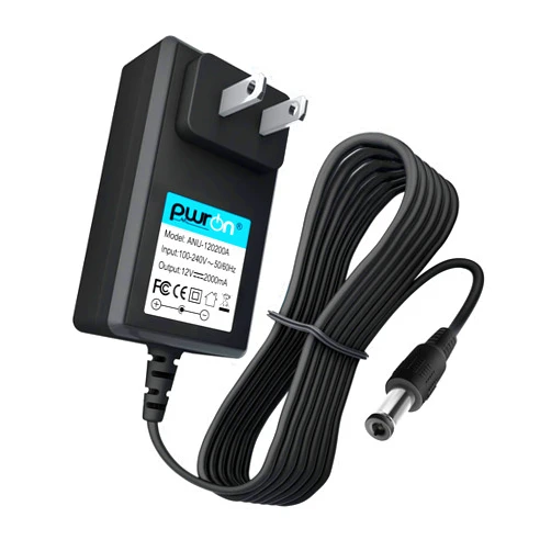 PwrON 12V 2A Printer Charger AD-E001 AC Power Adapter Compatible with Brother P-Touch Edge Label Maker PT-D400 PT-D400AD PT-D450 PT-D600 PT-E300 PT-E500 PT-E550W PT-H300 PT-P700 PT-P750W UU324-1220
