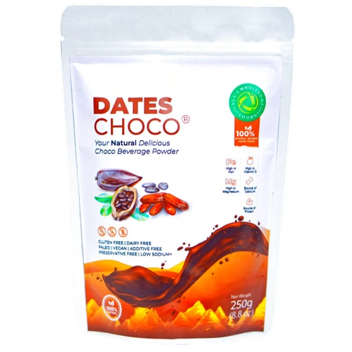 Generic Adlorikeet Dates Cocoa Powder (8.8 oz) - Date Sugar | 100% Natural | Great Protein Powder for Oatmeal, Tea, Cookies etc. | Gluten free Sweetener | Brown Sugar Substitute | Pure African Cocoa Powder
