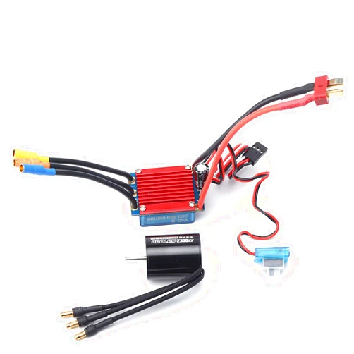 GoolRC 2430 7200KV 4P Sensorless Brushless Motor with 25A Brushless ESC（Electric Speed Controller） for 1/16 1/18 RC Car Truck