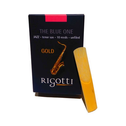 Rigotti RG.JST Gold Jazz Tenor Saxophone Reeds - 2.5 Light (10-pack)