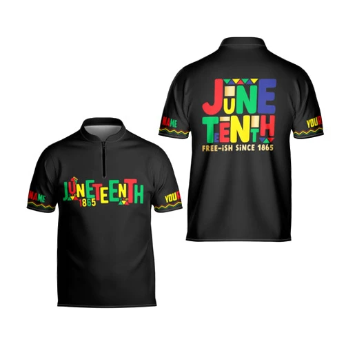 Artparel Custom Juneteenth Bowling Jerseys Juneteenth Independence Day Shirts Celebrating Black Freedom History Month 1865 Pride